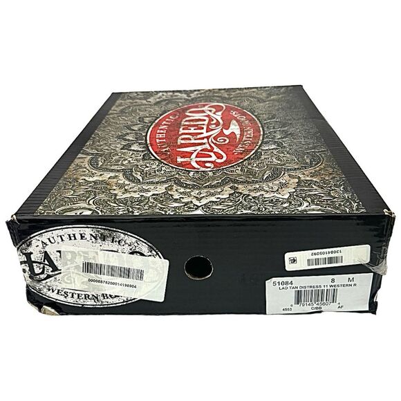 Laredo Bridget 51084 Brown Leather Cowboy Boots Women’s Size 8 M Western 12” - Picture 10 of 10